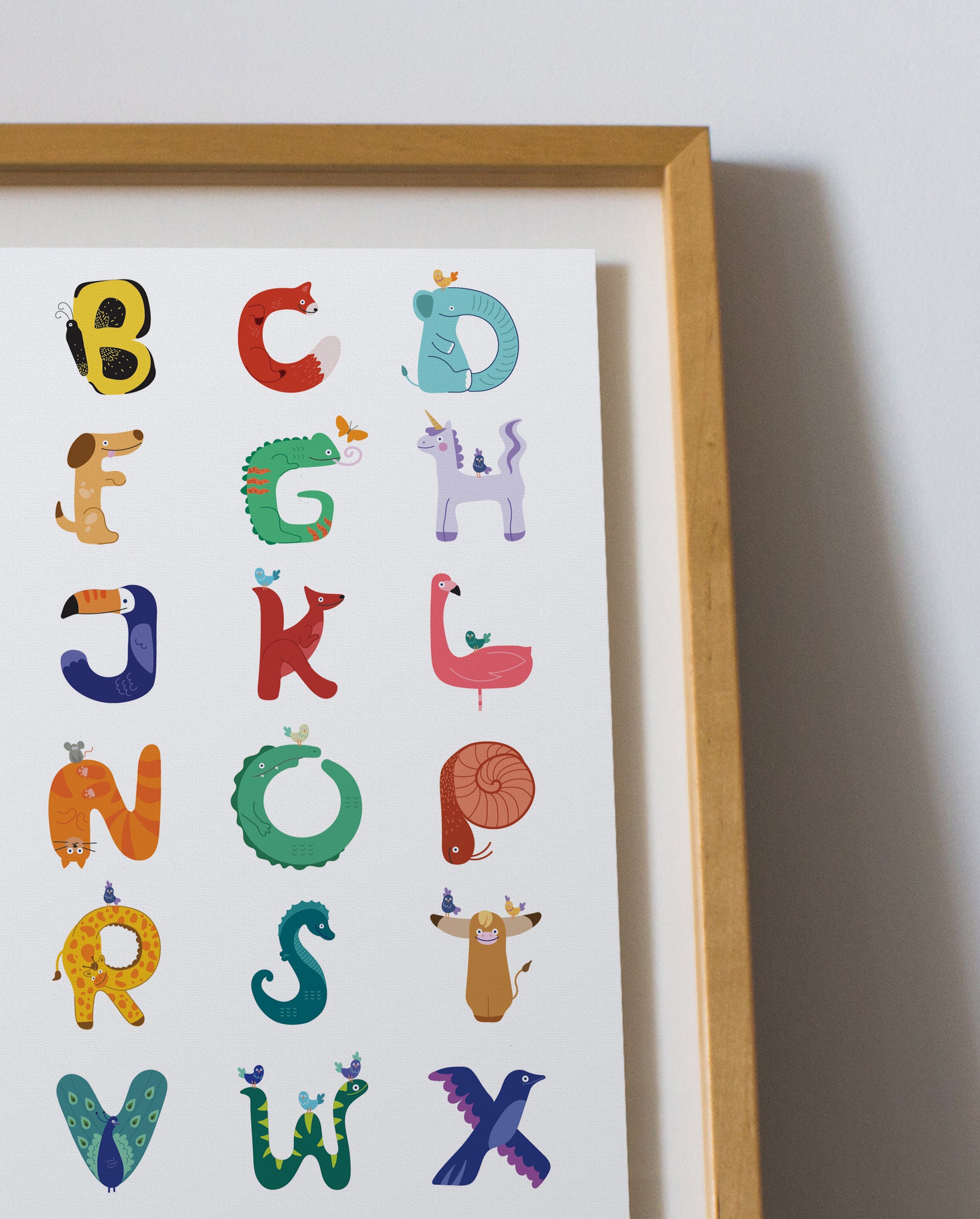 Alphabet Letter Posters for Babies 